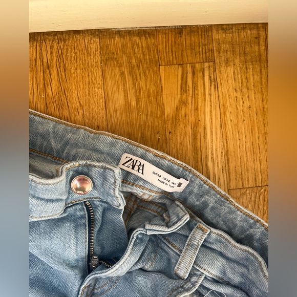 Zara Extra Long Low-Rise Flared Jeans Z1975 - Picture 4 of 5